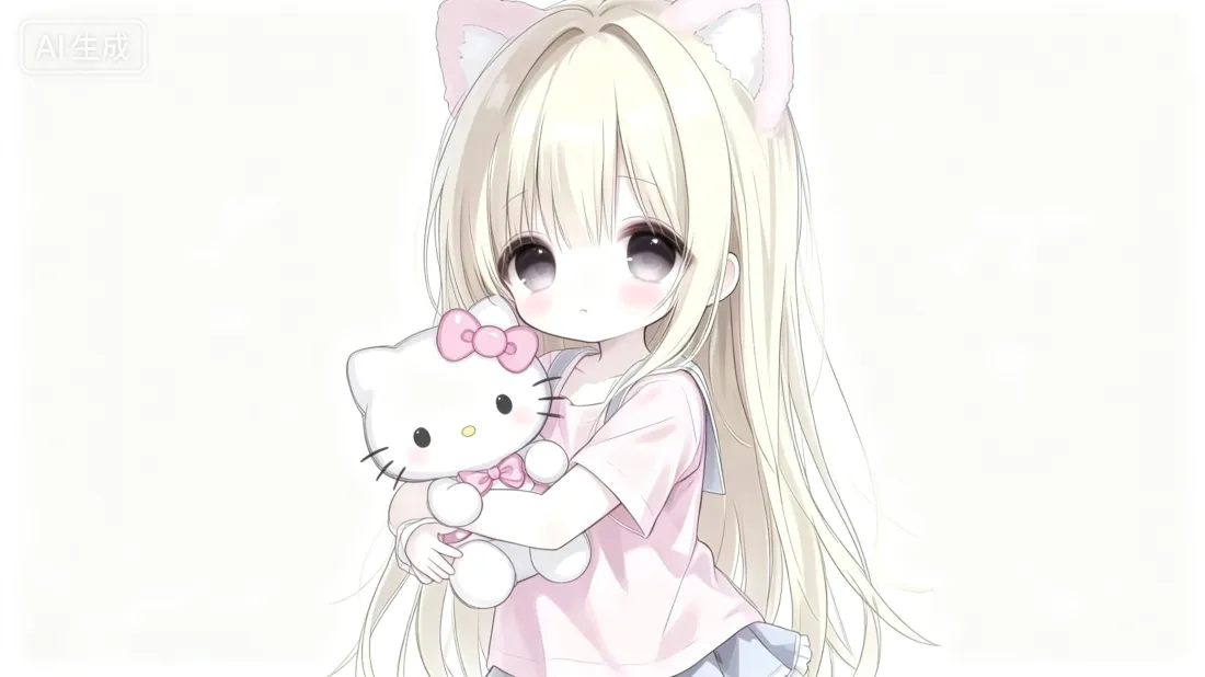3k猫耳少女壁纸|抱Kitty软萌背景图片 - 可爱二次元宅系「哲风壁纸」 3k猫耳少女壁纸|抱Kitty软萌背景图片 - 可爱二次元宅系「哲风壁纸」
