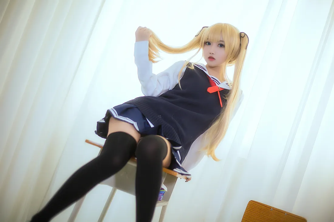 6k英梨梨壁纸｜双马尾cosplay背景图片 - 鬼畜瑶在不在w「哲风壁纸」