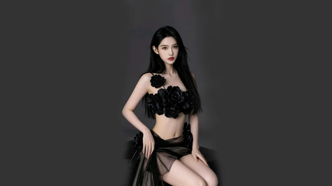 8k冷艳美女壁纸|纯黑穿搭背景图片 - 高级氛围感写真「哲风壁纸」 8k冷艳美女壁纸|纯黑穿搭背景图片 - 高级氛围感写真「哲风壁纸」