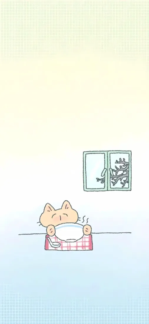 可爱橘猫手机壁纸|简约居家背景图片 - 治愈插画「哲风壁纸」 可爱橘猫手机壁纸|简约居家背景图片 - 治愈插画「哲风壁纸」