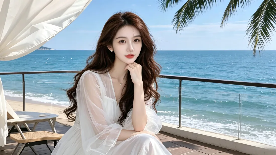 3k海边白裙美女壁纸|海景露台背景图片 - 8k高清「哲风壁纸」 3k海边白裙美女壁纸|海景露台背景图片 - 8k高清「哲风壁纸」
