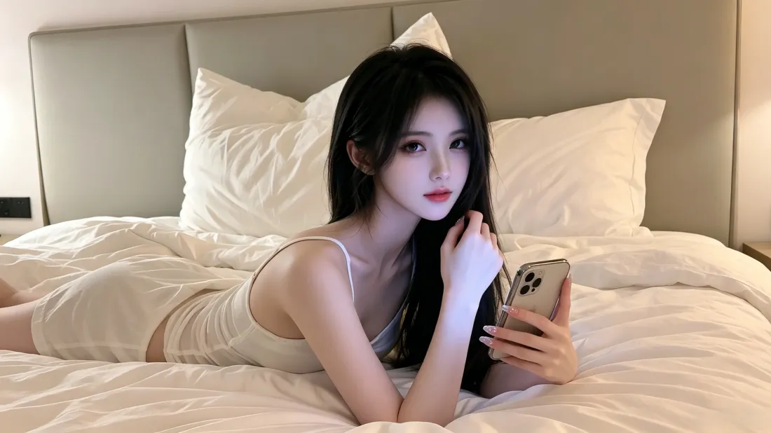3k居家美女壁纸|卧室床上背景图片 - 氛围感高清写真「哲风壁纸」 3k居家美女壁纸|卧室床上背景图片 - 氛围感高清写真「哲风壁纸」