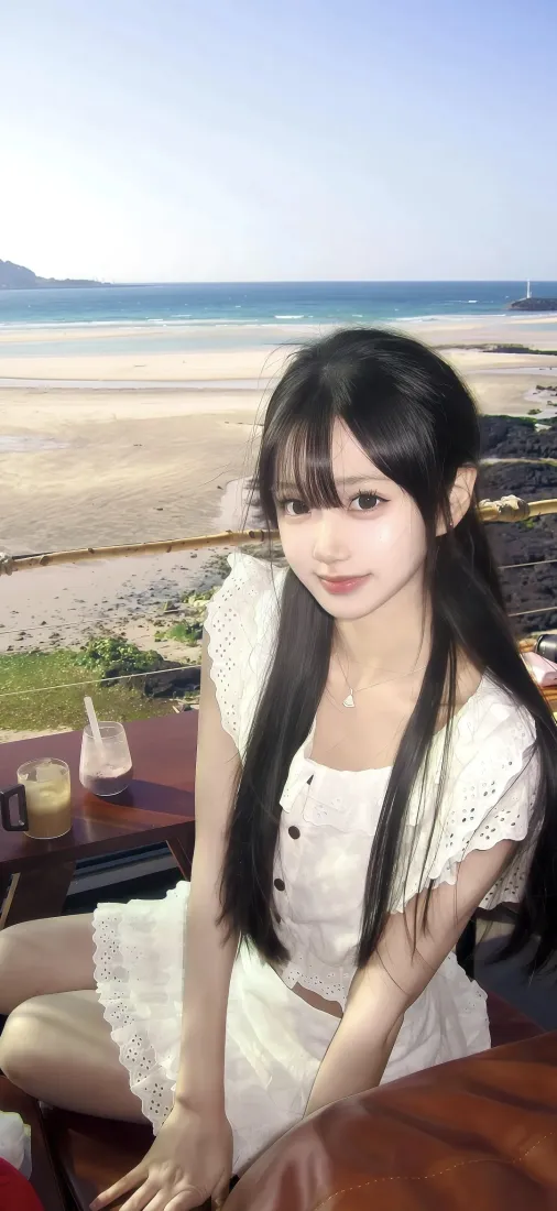 清纯美女手机壁纸|海边沙滩背景图片 - 白裙长发甜美少女「哲风壁纸」 清纯美女手机壁纸|海边沙滩背景图片 - 白裙长发甜美少女「哲风壁纸」