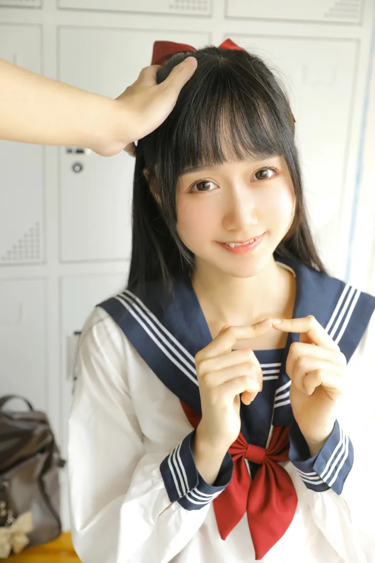 木绵绵OwO手机壁纸｜水手服背景图片 - 甜美JK少女「哲风壁纸」