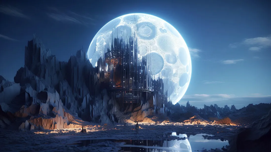 2k月夜奇幻城堡壁纸|山水倒影背景图片 - AI生成4K高清「哲风壁纸」 2k月夜奇幻城堡壁纸|山水倒影背景图片 - AI生成4K高清「哲风壁纸」
