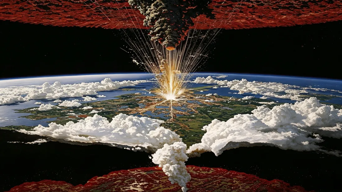 3k小行星撞击地球壁纸|科幻宇宙背景图片 - 震撼灾难场景「哲风壁纸」 3k小行星撞击地球壁纸|科幻宇宙背景图片 - 震撼灾难场景「哲风壁纸」