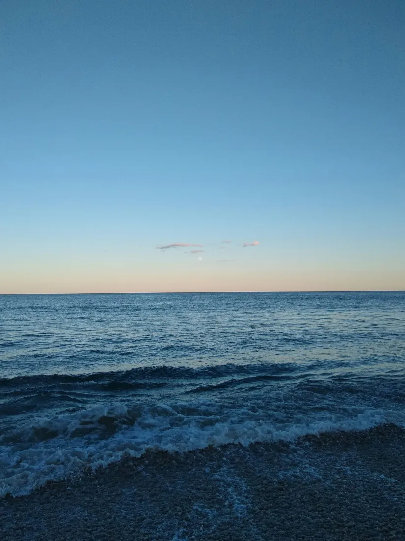 4k黄昏壁纸 - 海景 - 海面 - 海浪「哲风壁纸」