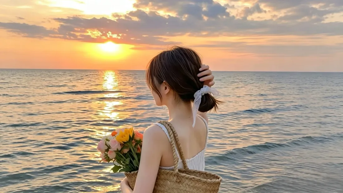 3k海边少女壁纸|日落海景背景图片 - 温柔治愈风「哲风壁纸」 3k海边少女壁纸|日落海景背景图片 - 温柔治愈风「哲风壁纸」