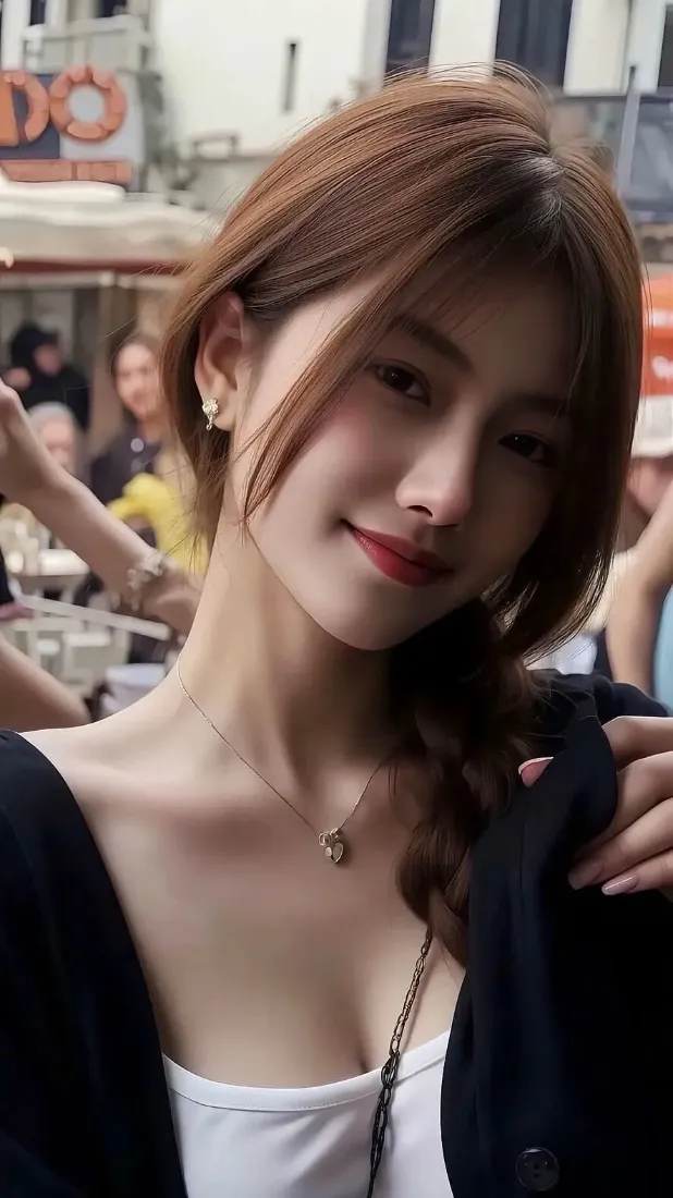 棕发美女手机壁纸|街头随拍背景图片 - 氛围感气质穿搭「哲风壁纸」 棕发美女手机壁纸|街头随拍背景图片 - 氛围感气质穿搭「哲风壁纸」