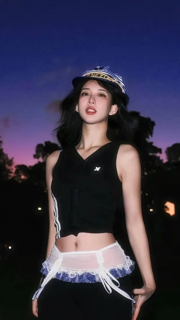 甜酷卷发美女手机壁纸|暮色户外背景图片 - 时尚氛围感穿搭「哲风壁纸」 甜酷卷发美女手机壁纸|暮色户外背景图片 - 时尚氛围感穿搭「哲风壁纸」