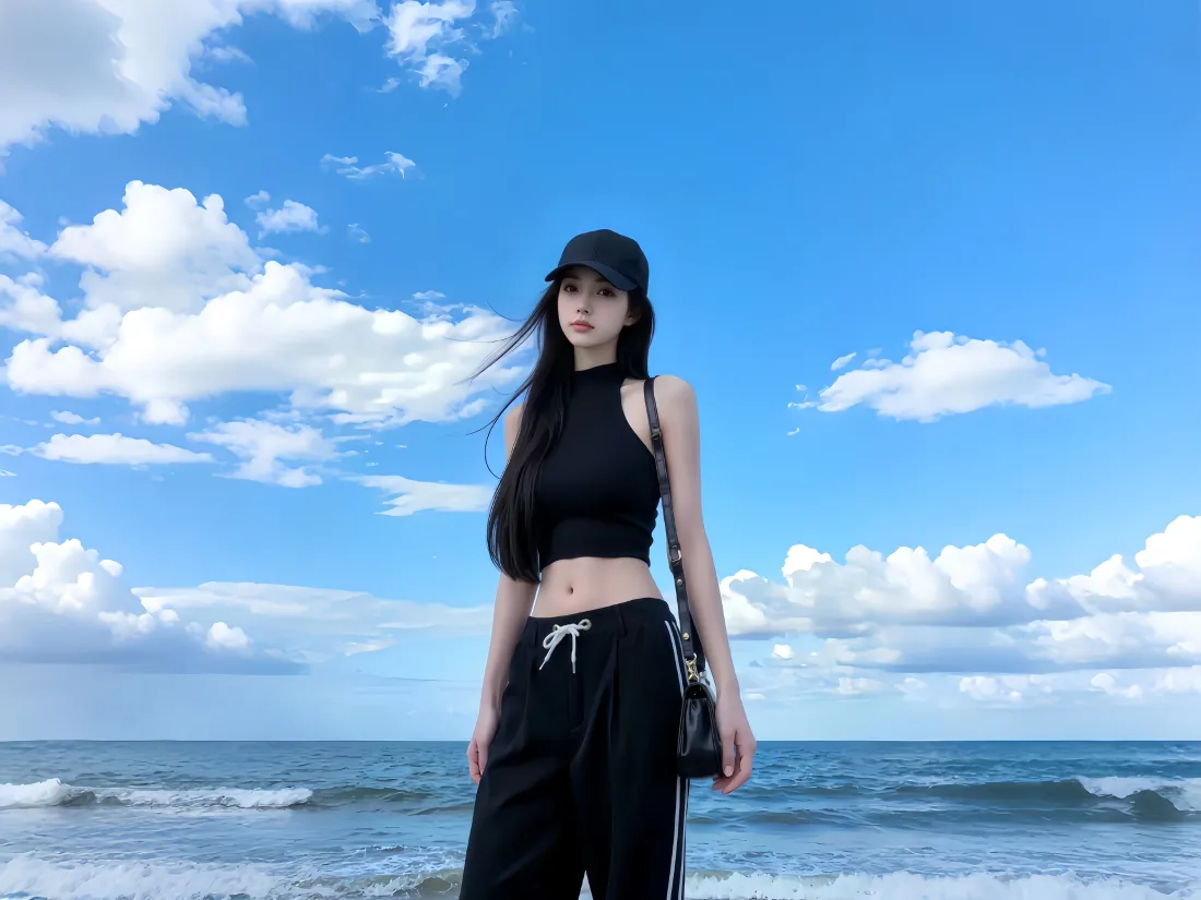 4k长发壁纸 - 户外 - 海边 - 海浪「哲风壁纸」