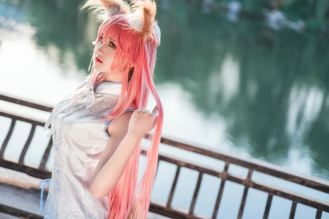 5k玉藻前壁纸|白色旗袍cosplay背景图片 - 三度_69「哲风壁纸」 5k玉藻前壁纸|白色旗袍cosplay背景图片 - 三度_69「哲风壁纸」