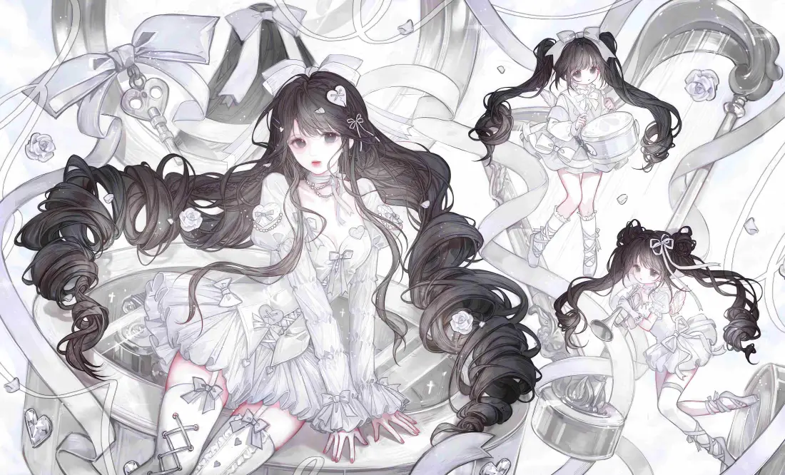 4k二次元萝莉壁纸|洛丽塔双马尾背景图片 - 软萌少女插画「哲风壁纸」 4k二次元萝莉壁纸|洛丽塔双马尾背景图片 - 软萌少女插画「哲风壁纸」