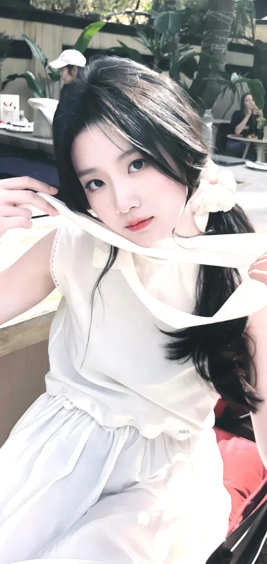 卢昱晓手机壁纸|白色连衣裙背景图片 - 户外甜美少女写真「哲风壁纸」 卢昱晓手机壁纸|白色连衣裙背景图片 - 户外甜美少女写真「哲风壁纸」