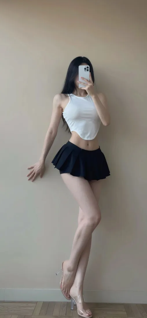 性感美女手机壁纸|纯色墙面背景图片 - 辣妹时尚穿搭「哲风壁纸」 性感美女手机壁纸|纯色墙面背景图片 - 辣妹时尚穿搭「哲风壁纸」