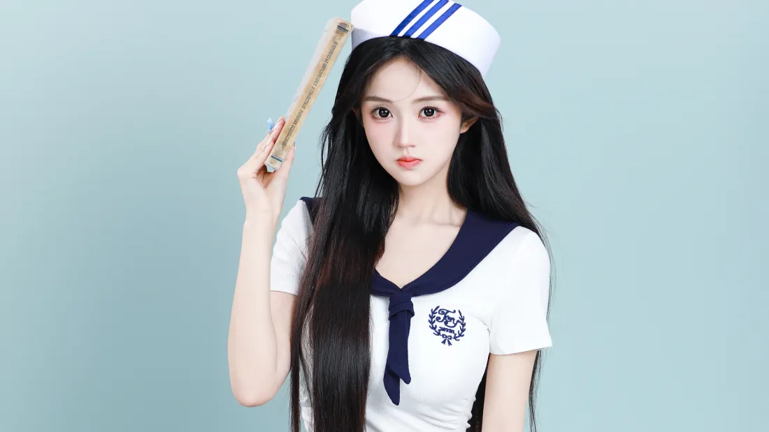 4k水手服清纯少女壁纸|淡蓝清爽背景图片 - 甜美氛围感人像「哲风壁纸」 4k水手服清纯少女壁纸|淡蓝清爽背景图片 - 甜美氛围感人像「哲风壁纸」