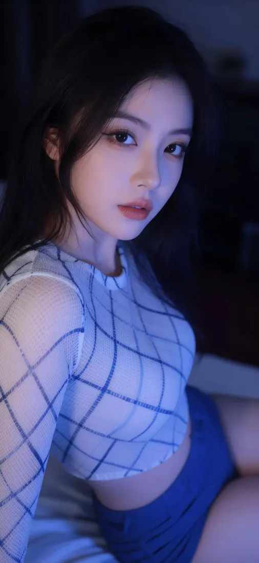 清冷美女手机壁纸|格纹上衣居家背景图片 - 好看手机「哲风壁纸」 清冷美女手机壁纸|格纹上衣居家背景图片 - 好看手机「哲风壁纸」