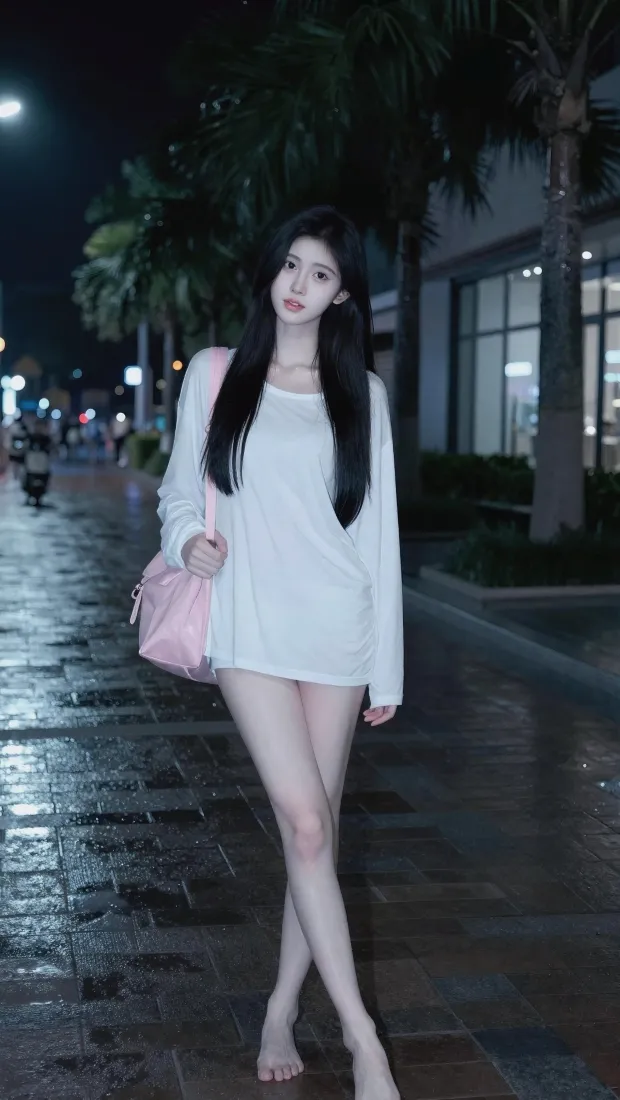 氛围感美女手机壁纸|夜晚街头背景图片 - 清新白色穿搭「哲风壁纸」 氛围感美女手机壁纸|夜晚街头背景图片 - 清新白色穿搭「哲风壁纸」
