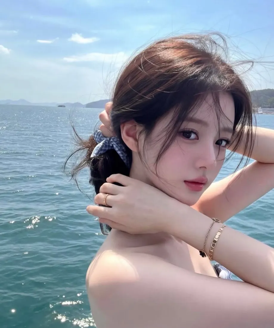 海边美女手机壁纸|蓝色大海背景图片 - 氛围感少女「哲风壁纸」 海边美女手机壁纸|蓝色大海背景图片 - 氛围感少女「哲风壁纸」