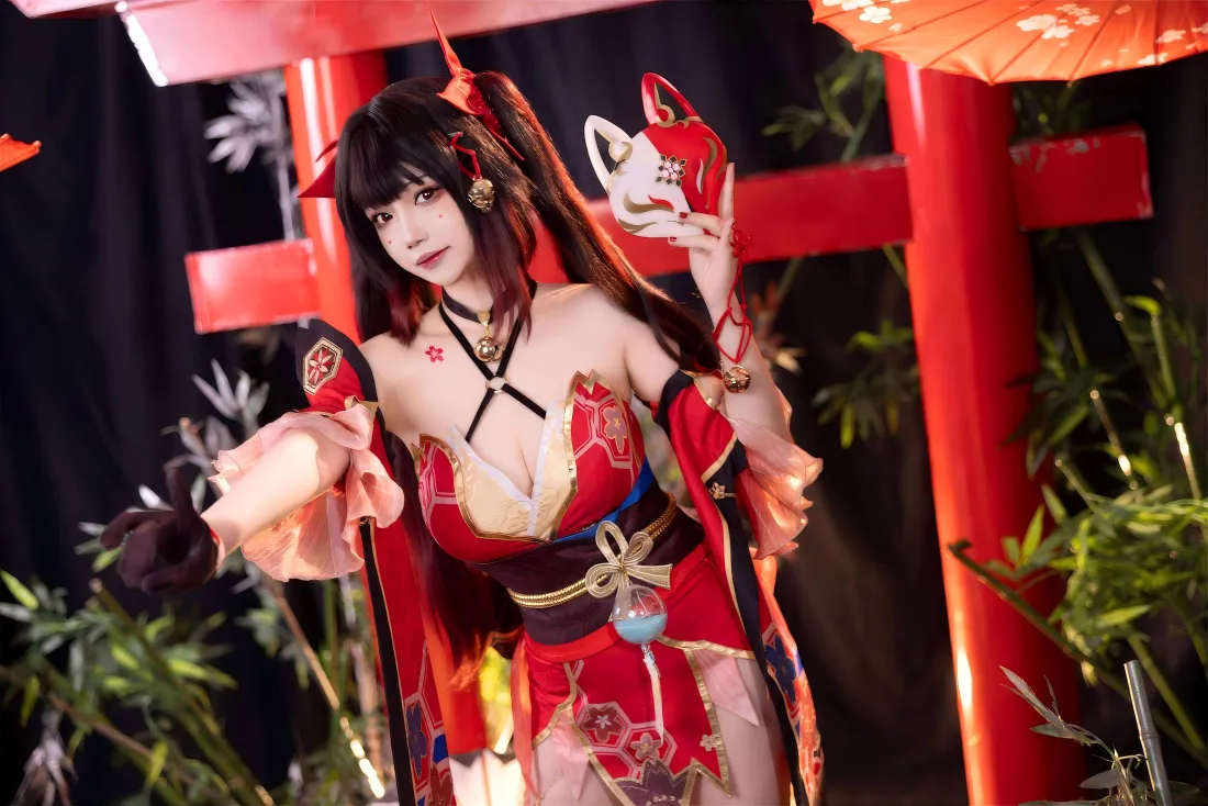 6k花火cos壁纸|日式鸟居背景图片 - 古风狐面写真「哲风壁纸」 6k花火cos壁纸|日式鸟居背景图片 - 古风狐面写真「哲风壁纸」