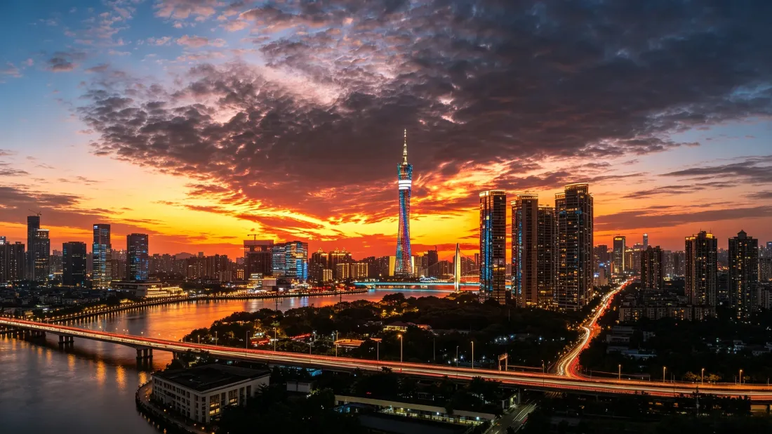 3k广州塔壁纸|城市黄昏背景图片 - 珠江晚霞天际线「哲风壁纸」 3k广州塔壁纸|城市黄昏背景图片 - 珠江晚霞天际线「哲风壁纸」
