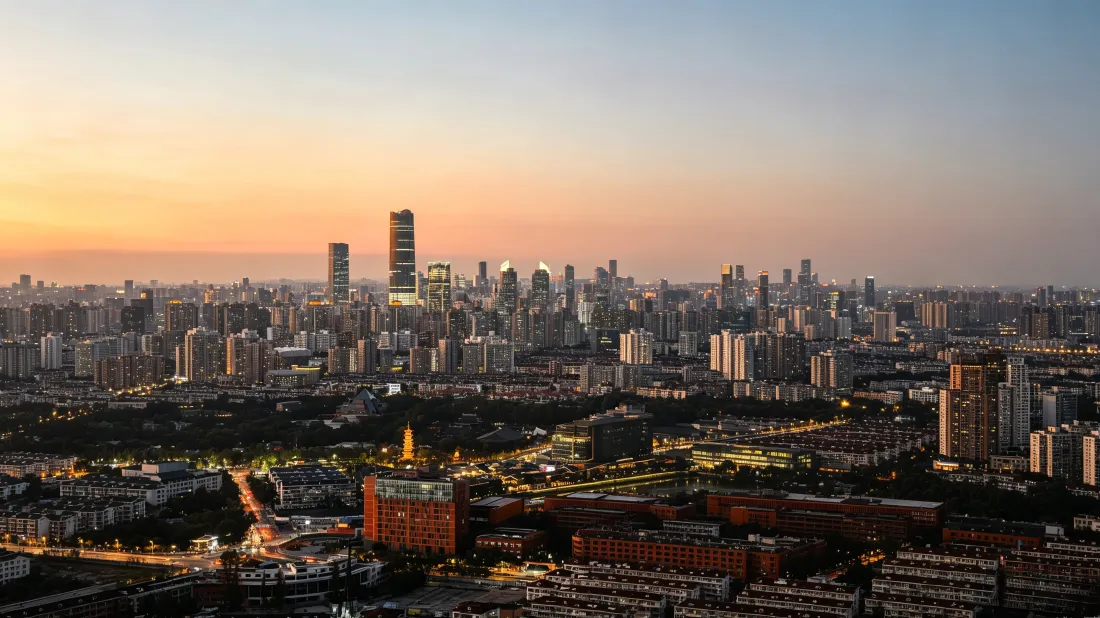 3k城市黄昏壁纸|高空俯瞰城市天际线背景图片 - 日落风景「哲风壁纸」 3k城市黄昏壁纸|高空俯瞰城市天际线背景图片 - 日落风景「哲风壁纸」