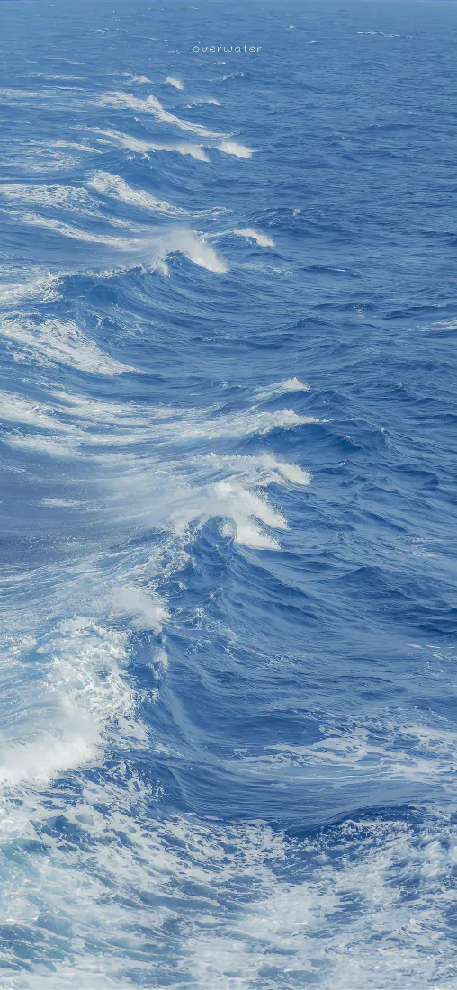 海浪手机壁纸｜蓝色海洋背景图片 - 自然治愈风景「哲风壁纸」