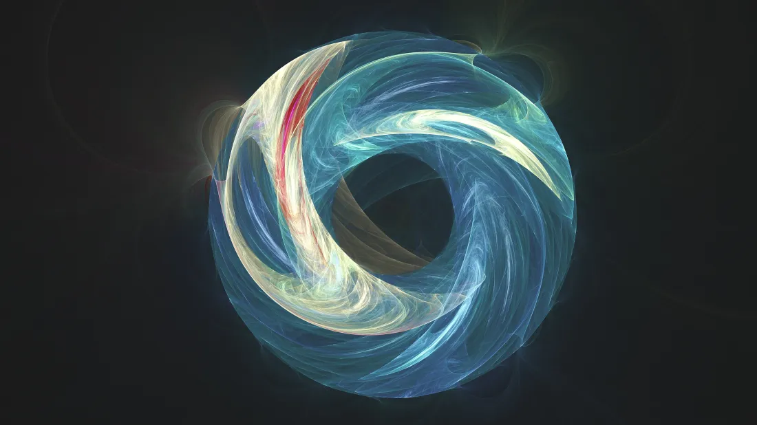 3k科幻流体环壁纸｜简约科技风背景图片 - 未来创意设计「哲风壁纸」