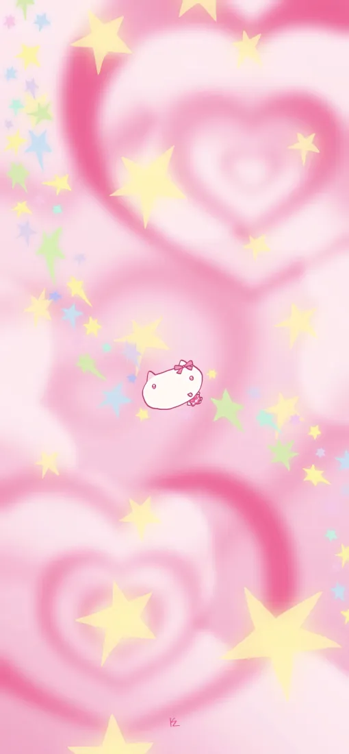 Hello Kitty手机壁纸|粉色爱心星星背景图片 - 软萌少女心「哲风壁纸」 Hello Kitty手机壁纸|粉色爱心星星背景图片 - 软萌少女心「哲风壁纸」