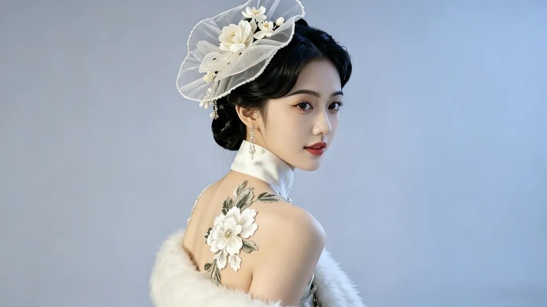 3k复古旗袍美女壁纸｜民国风写真背景图片 - 优雅氛围感「哲风壁纸」