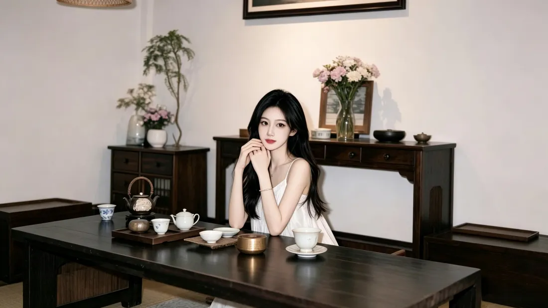 3k优雅美女壁纸|新中式茶室背景图片 - 温柔氛围感「哲风壁纸」 3k优雅美女壁纸|新中式茶室背景图片 - 温柔氛围感「哲风壁纸」