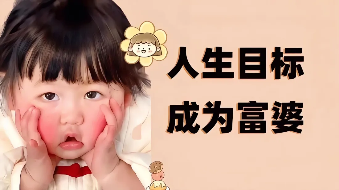 3k可爱萌娃壁纸|励志文字背景图片 - 人生目标成为富婆「哲风壁纸」 3k可爱萌娃壁纸|励志文字背景图片 - 人生目标成为富婆「哲风壁纸」