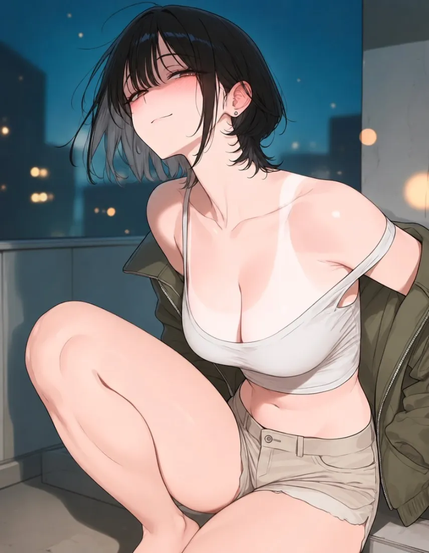 动漫短发美女手机壁纸|城市夜景背景图片 - 娇羞少女「哲风壁纸」 动漫短发美女手机壁纸|城市夜景背景图片 - 娇羞少女「哲风壁纸」