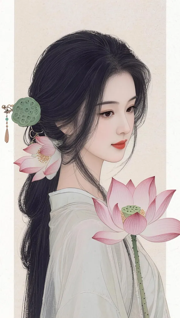 古风汉服美女手机壁纸|荷花浅色背景图片 - 清新好看「哲风壁纸」 古风汉服美女手机壁纸|荷花浅色背景图片 - 清新好看「哲风壁纸」