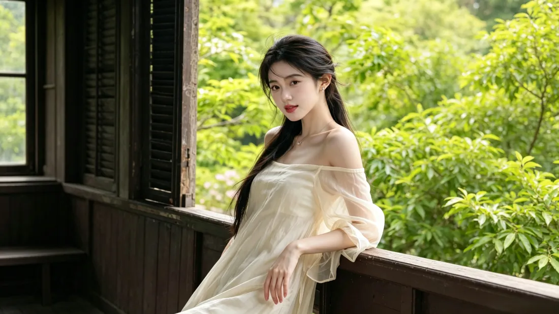 3k清冷美女壁纸|林间绿植背景图片 - 清新氛围感写真「哲风壁纸」 3k清冷美女壁纸|林间绿植背景图片 - 清新氛围感写真「哲风壁纸」