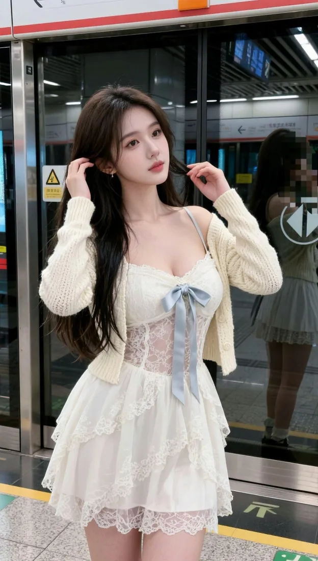 长发美女手机壁纸|地铁站台背景图片 - 纯欲风甜妹穿搭「哲风壁纸」 长发美女手机壁纸|地铁站台背景图片 - 纯欲风甜妹穿搭「哲风壁纸」