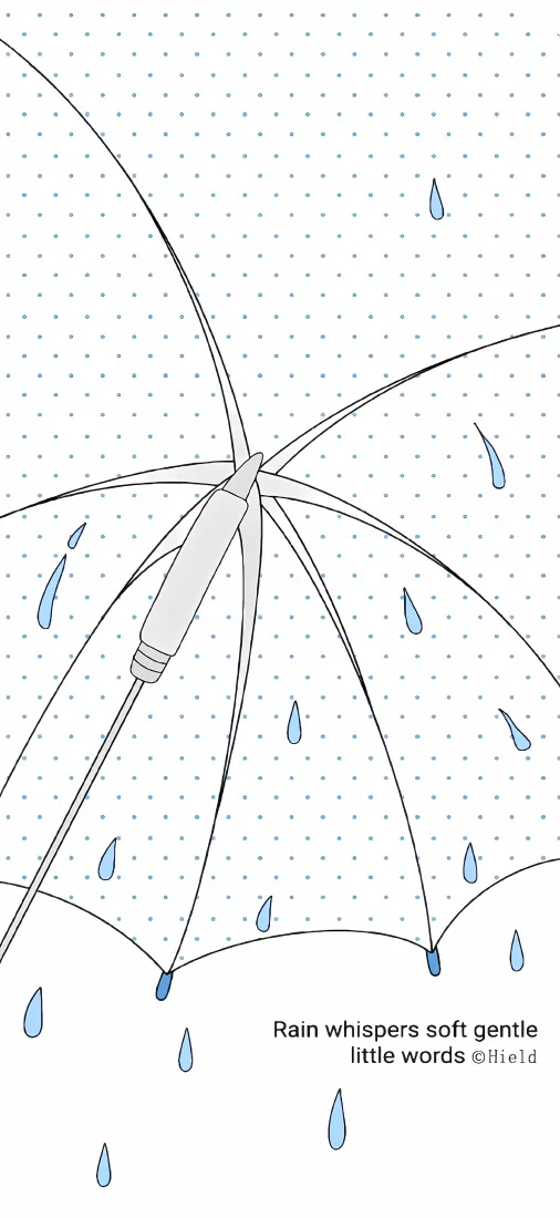 雨伞|雨滴简笔背景图片 - 简约手绘雨天插画「哲风壁纸」 雨伞|雨滴简笔背景图片 - 简约手绘雨天插画「哲风壁纸」