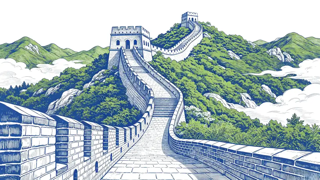 3k万里长城壁纸|青山云海背景图片 - 手绘国风风景「哲风壁纸」 3k万里长城壁纸|青山云海背景图片 - 手绘国风风景「哲风壁纸」