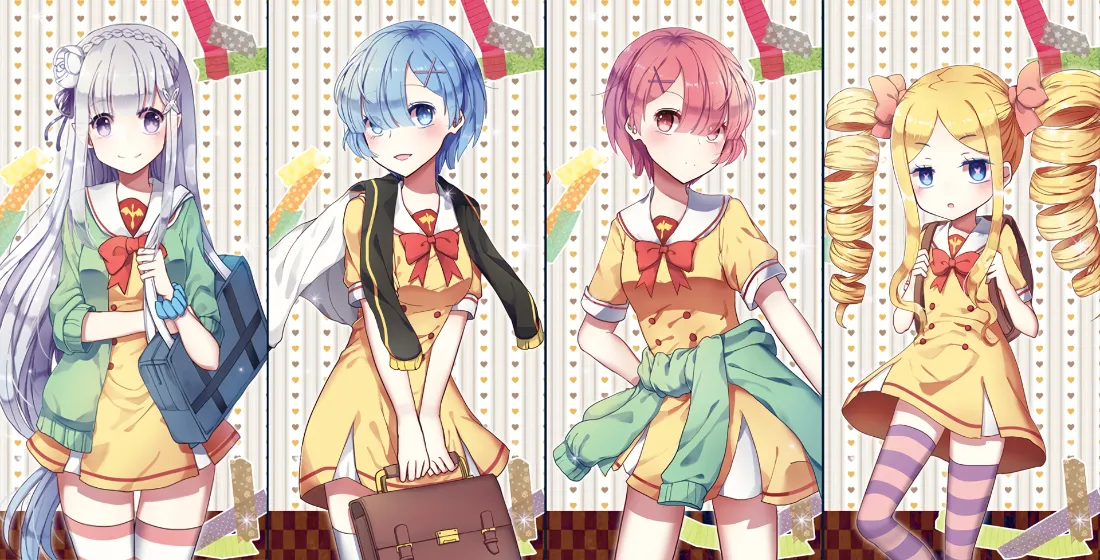 2kRe:从零开始的异世界生活壁纸|校服少女背景图片 - 爱蜜莉雅雷姆拉姆碧翠丝「哲风壁纸」 2kRe:从零开始的异世界生活壁纸|校服少女背景图片 - 爱蜜莉雅雷姆拉姆碧翠丝「哲风壁纸」
