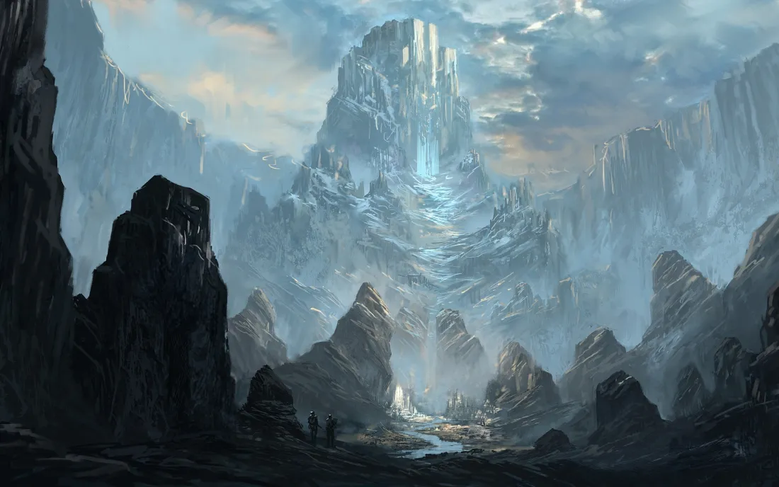 3k奇幻山峦壁纸｜山谷背景图片 - 云雾缭绕神秘山景「哲风壁纸」