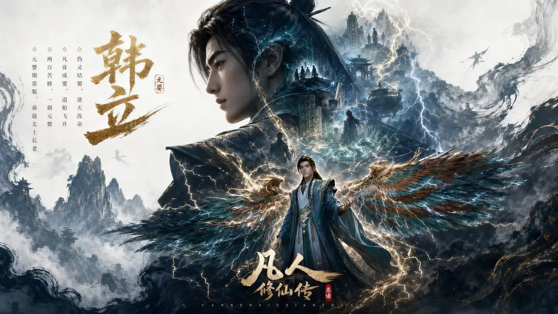 4k韩立壁纸|凡人修仙传背景图片 - 风雷翅仙侠水墨风「哲风壁纸」 4k韩立壁纸|凡人修仙传背景图片 - 风雷翅仙侠水墨风「哲风壁纸」