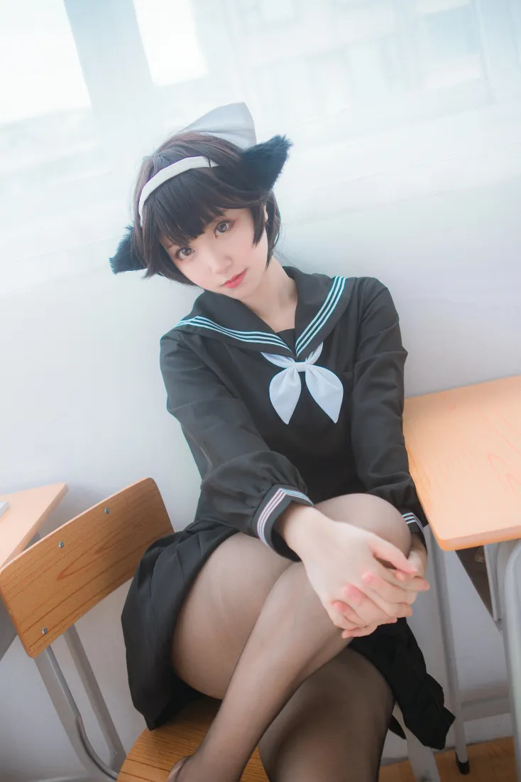 碧蓝航线高雄獒手机壁纸|JK水手服cos - 黑丝猫耳教室人像「哲风壁纸」 碧蓝航线高雄獒手机壁纸|JK水手服cos - 黑丝猫耳教室人像「哲风壁纸」