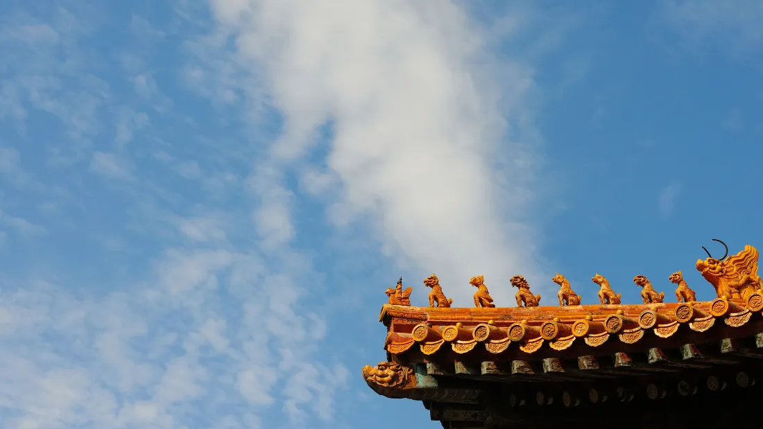 2k紫禁城|蓝天古建筑背景图片 - 琉璃屋檐脊兽「哲风壁纸」 2k紫禁城|蓝天古建筑背景图片 - 琉璃屋檐脊兽「哲风壁纸」