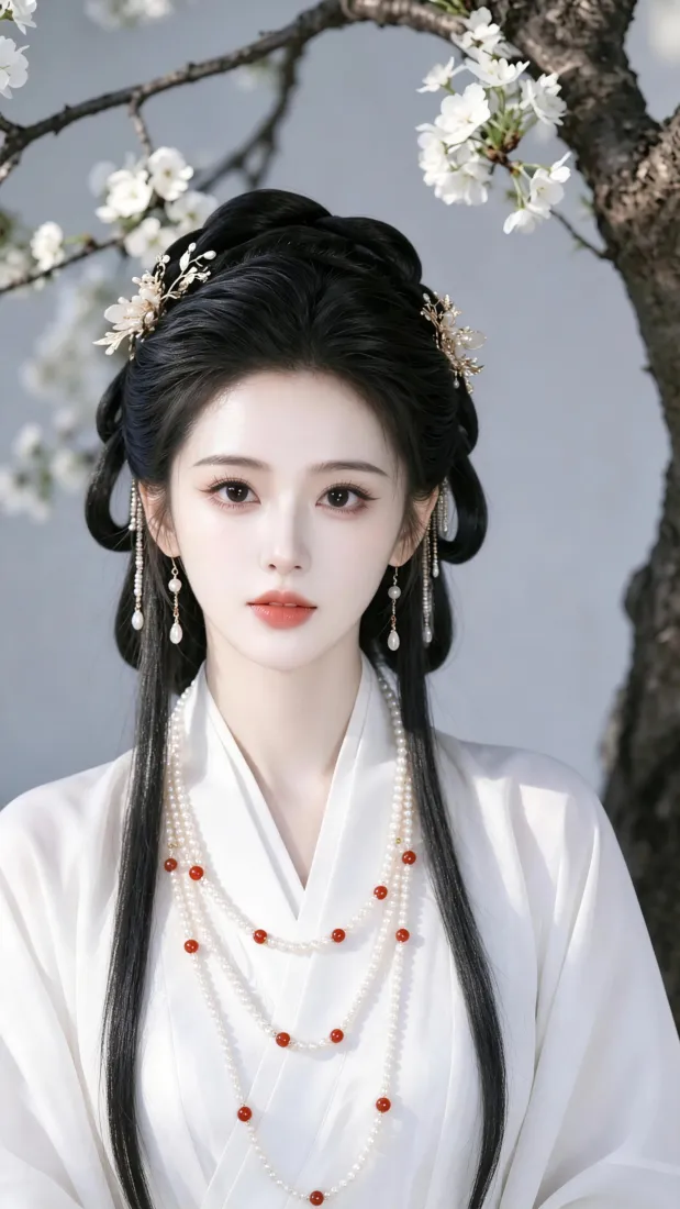古风白衣女子手机壁纸|梨花树下背景图片 - 清冷「哲风壁纸」 古风白衣女子手机壁纸|梨花树下背景图片 - 清冷「哲风壁纸」