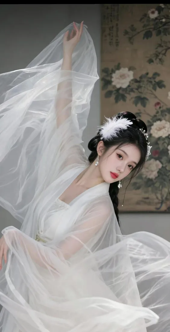 白衣古风美女手机壁纸|轻纱飘逸背景图片 - 温婉仙姿「哲风壁纸」 白衣古风美女手机壁纸|轻纱飘逸背景图片 - 温婉仙姿「哲风壁纸」