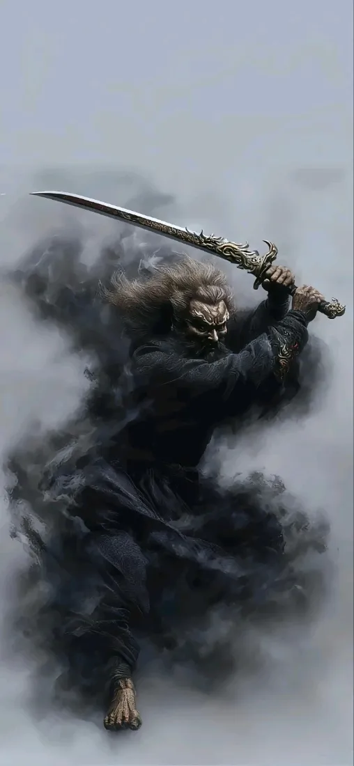 持刀面具武士手机壁纸|水墨风背景图片 - 暗黑武侠「哲风壁纸」 持刀面具武士手机壁纸|水墨风背景图片 - 暗黑武侠「哲风壁纸」