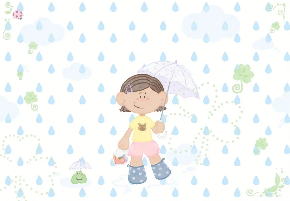 3k撑伞小女孩壁纸|雨天卡通背景图片 - 可爱童趣插画「哲风壁纸」 3k撑伞小女孩壁纸|雨天卡通背景图片 - 可爱童趣插画「哲风壁纸」