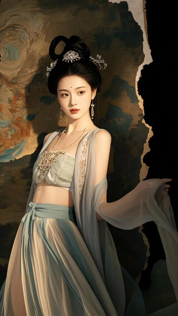 古风汉服女子手机壁纸|敦煌壁画背景图片 - 清冷国风美人「哲风壁纸」 古风汉服女子手机壁纸|敦煌壁画背景图片 - 清冷国风美人「哲风壁纸」