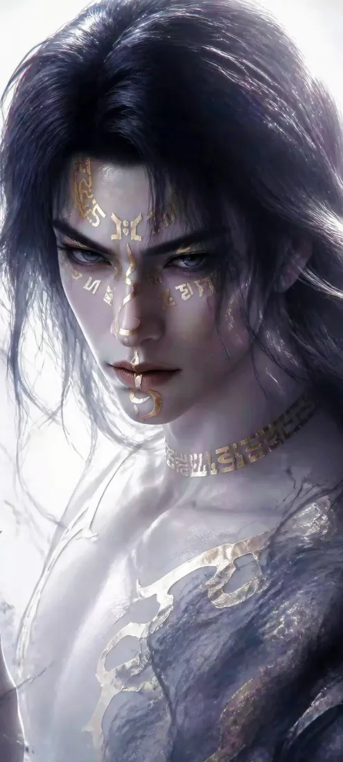 温天仁手机壁纸｜凡人修仙传背景图片 - 冷峻金纹魔道修士「哲风壁纸」