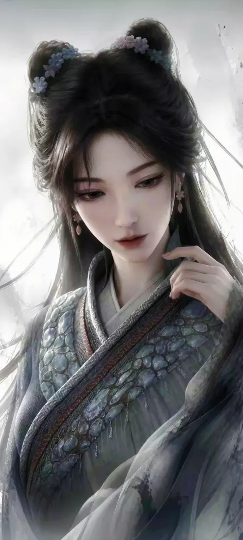 慕沛灵手机壁纸｜古风汉服背景图片 - 清冷仙气「哲风壁纸」